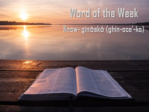 Word of the Week- Know "ginōskō"